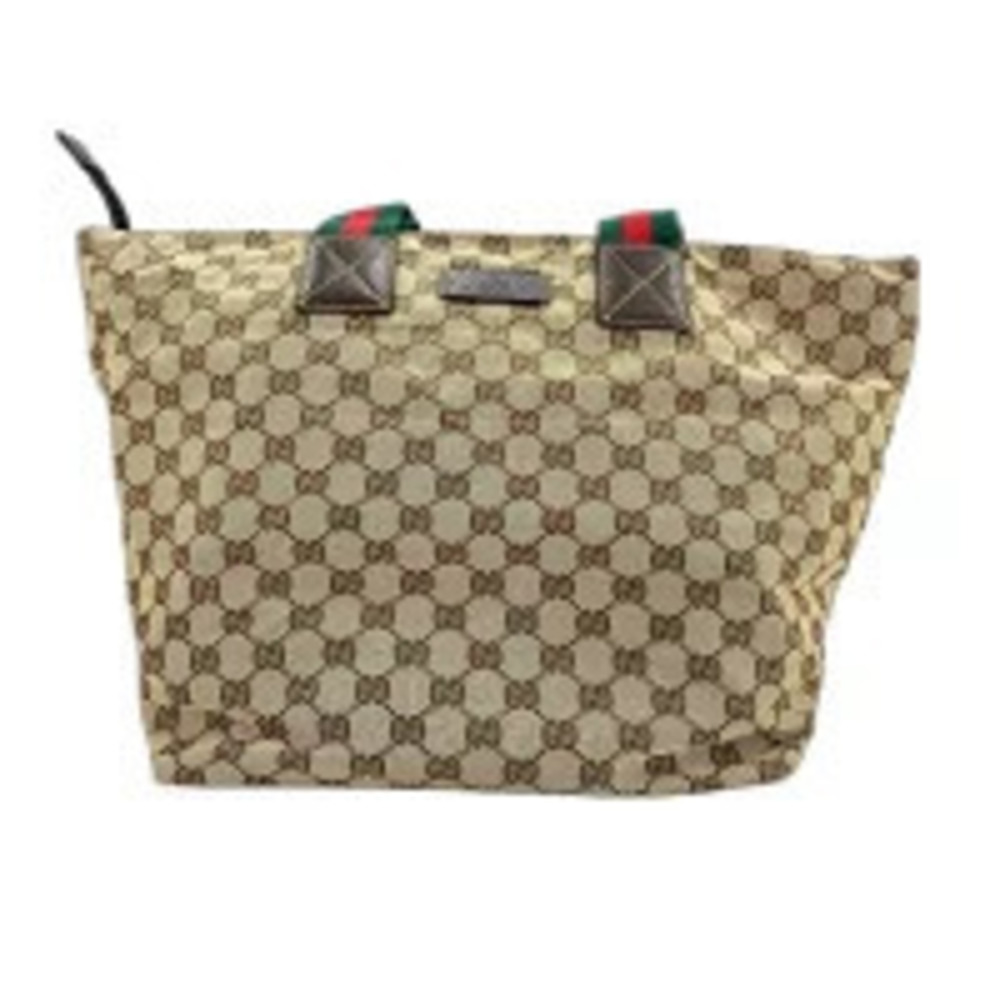 Gucci GG Canvas Tote Bag Brown